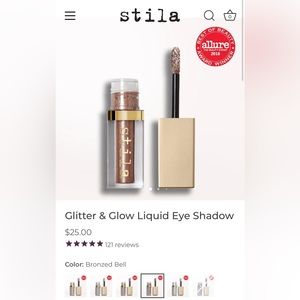 Stila Glitter & Glow Liquid Eyeshadow Bronzed Bell